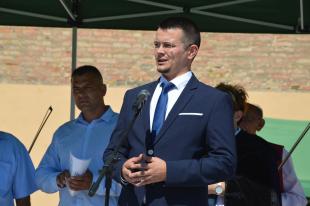 Janiczak Dávid, polgármester is szólt az egybegyűltekhez