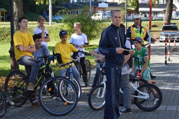 Nagy-Mengyi Péter a gyerekekkel