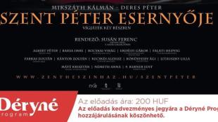 A Szent Péter esernyője előadás plakátja.