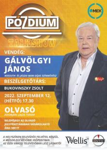 Gálvölgyi János lesz a televíziós talkshow legújabb vendége.