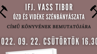 Ifj. Vass Tibor könyvbemutatójának plakátja.