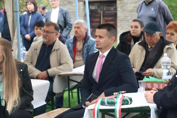 Az ünnepségen Janiczak Dávid polgármester is jelen volt.