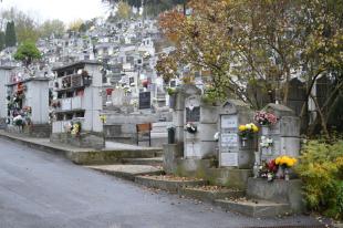 A Gyári temető Ózdon.