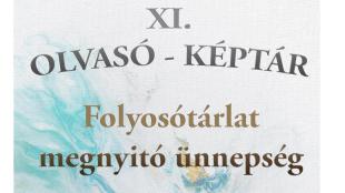 XI. Olvasó-Képtár Folyosótárlat megnyitó ünnepség plakátja.