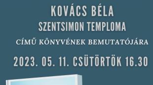 Kovács Béla könyvbemutatójának plakátja.