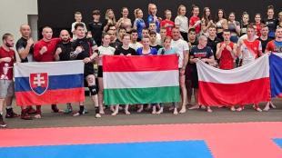 A visegrádi négyes találkozón csehországi, lengyelországi, magyarországi és szlovákiai sportemberek vettek részt. Csoportfotó valamennyi ország képviselőjéről.
