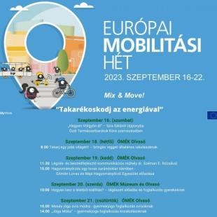 Európai Mobilitási Hét plakátja.
