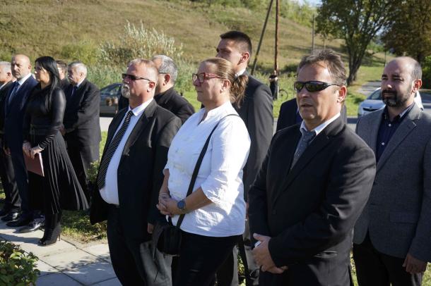 A Fidesz-KDNP képviselői a megemlékezésen.