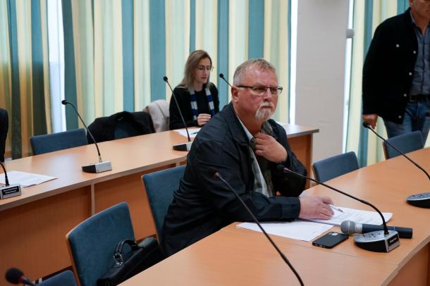 Obbágy Csaba az Oktatási, Kulturális és Sport Bizottság ülésén.