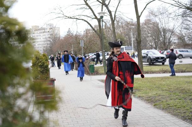 Felvonultak a környéken a hagyományőrzők.