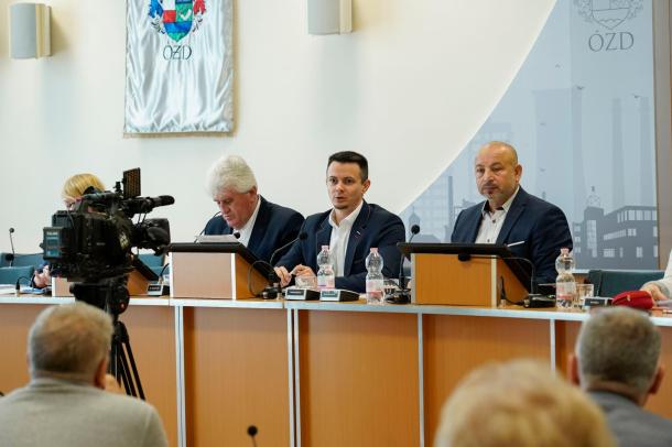 Dr. Almási Csaba, Janiczak Dávid és Kiss Sándor.