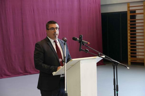 Hajdu Krisztián, a SZIKSZI igazgatója mondott beszédet.