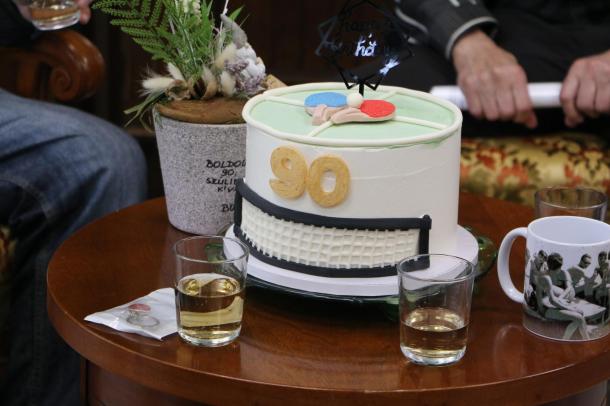 A születésnapi torta.