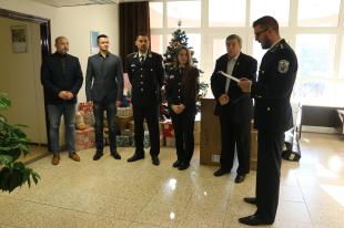 A beszerzett tárgyakat az Ózdi Rendőrkapitányság dolgozói hivatalosan is megköszönték a testület képviselőinek.