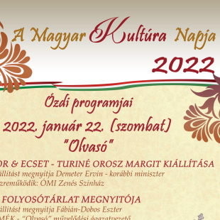 A Magyar Kultúra Napja 2022-es plakátja