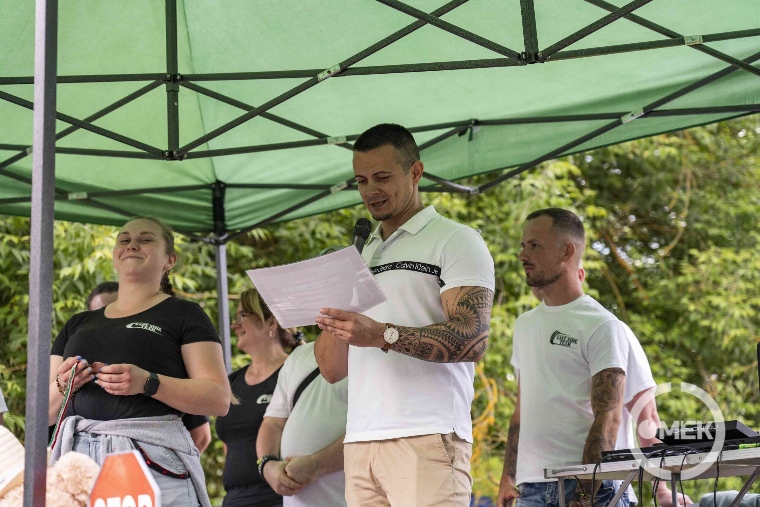 Janiczak Dávid polgármester is kilátogatott az eseményre, a díjak kiosztásában is segített.