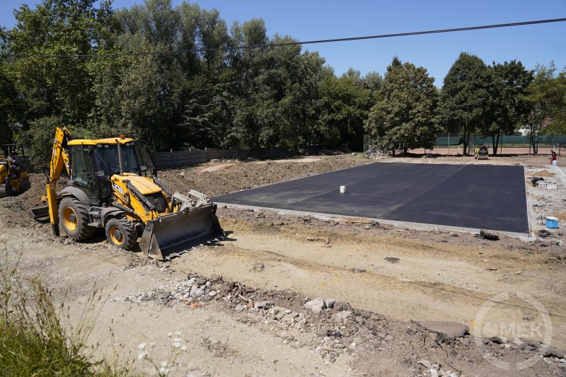 Leaszfaltozták az extrém sportpálya alapját