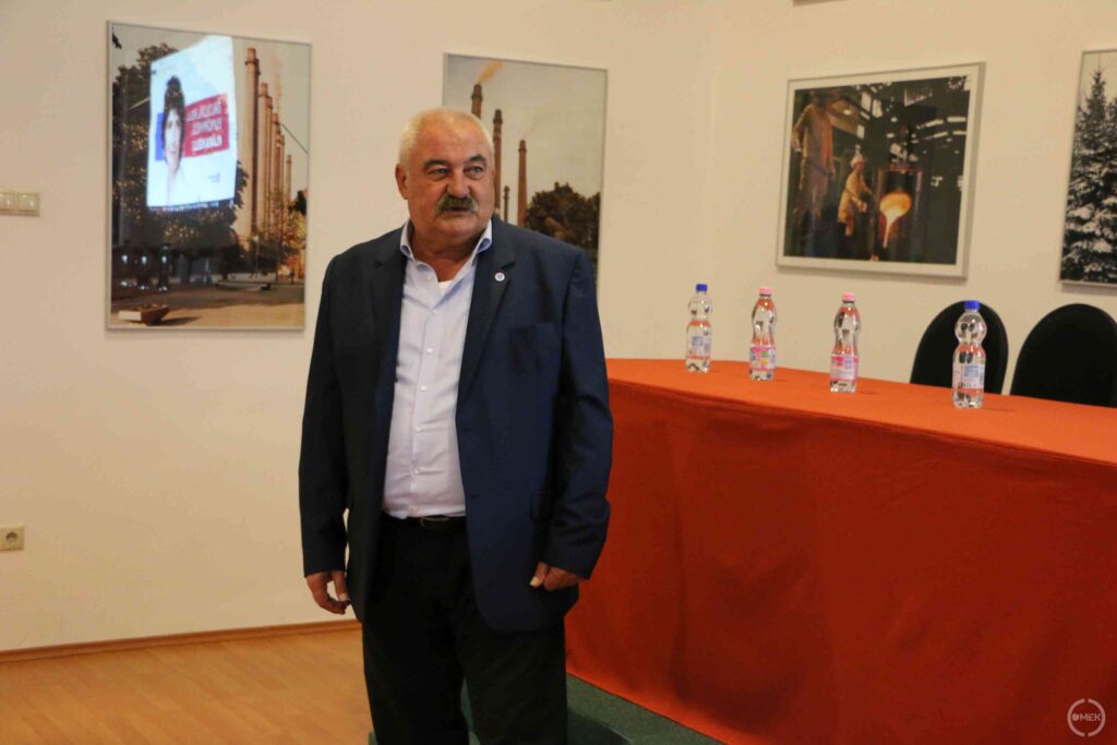 Csák Árpád, a Demokratikus Koalíció Ózdi Szervezetének elnöke.