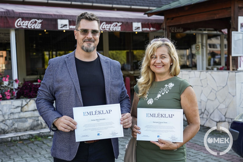 Darvayné Vincze Tímea és Farkas Péter Barnabás.