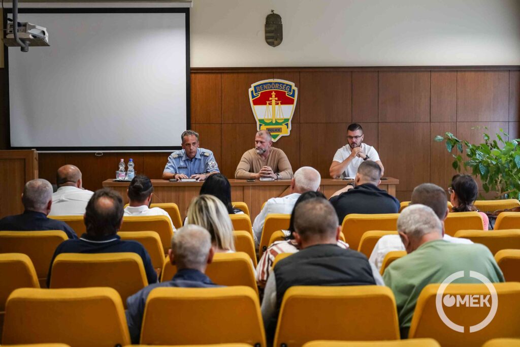 Egyeztetés zajlott az Ózdi Rendőrkapitányságon ma délután.