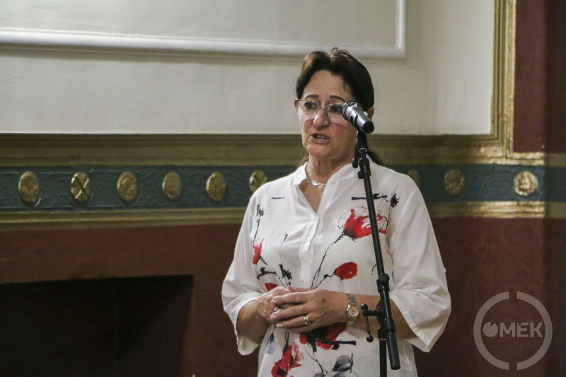 Kellóné Mezőtúri Márta az Oktatási, Kulturális és Sport Bizottság elnöke mondott köszöntőt.