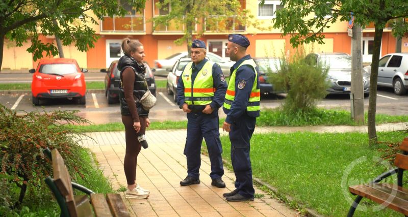 Kurucz Gábor és Szegedi József a helyszínen.