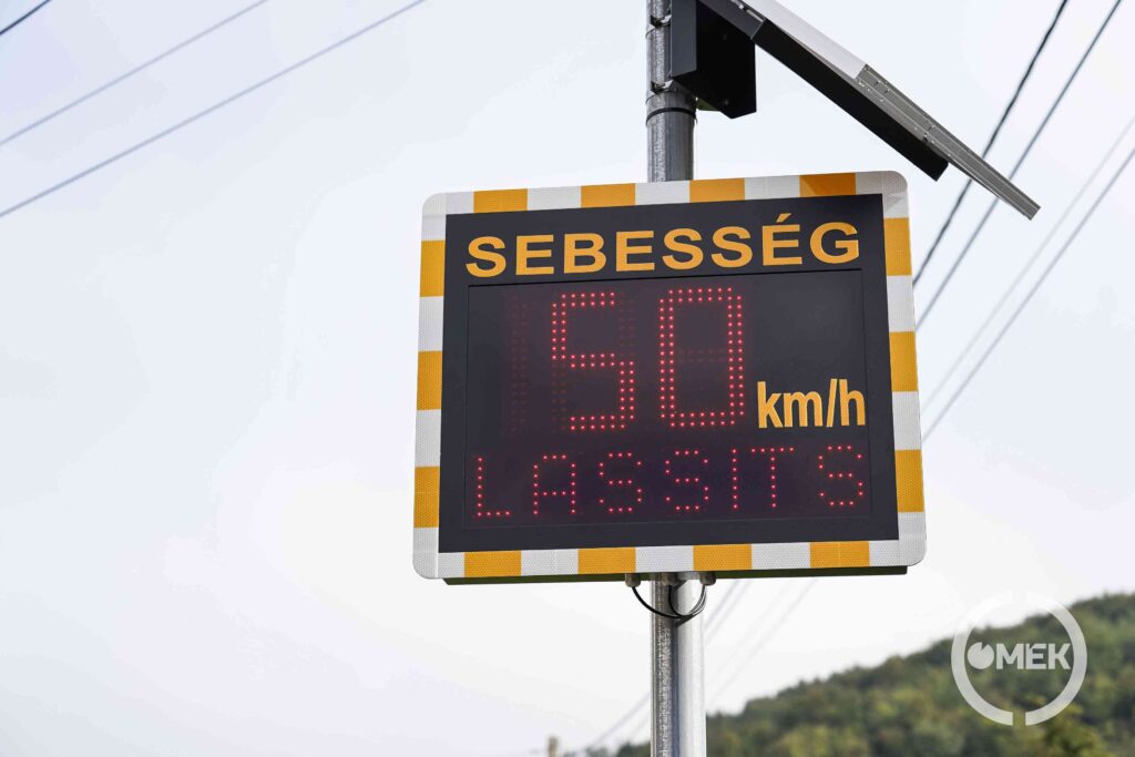Sebességmérőt helyeztek ki Hódoscsépányon.