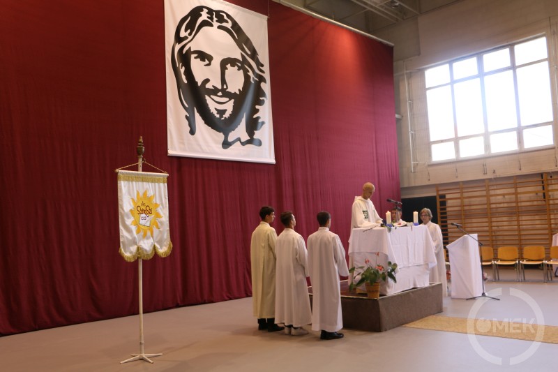 Szentmisét tartott Szőke Gábor, plébános.