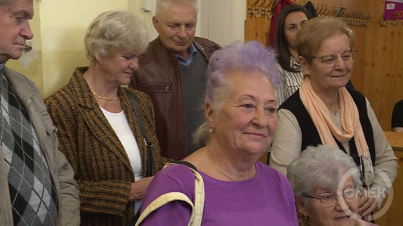 A kiállításon megjelent vendégek.