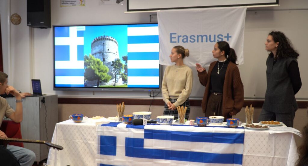 Angol nyelven tartottak élménybeszámolót a diákok.