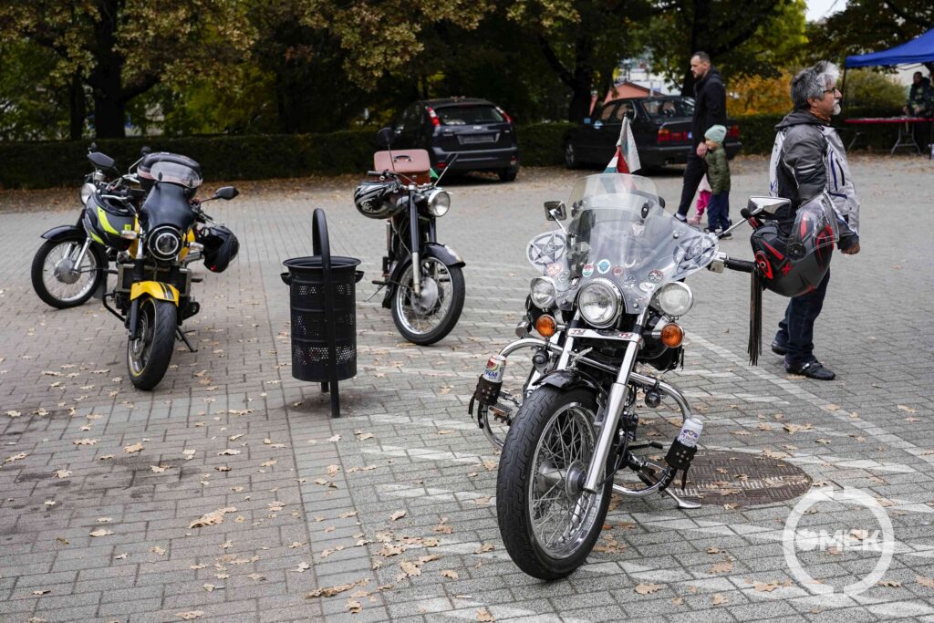 Motorok is részt vettek a találkozón.