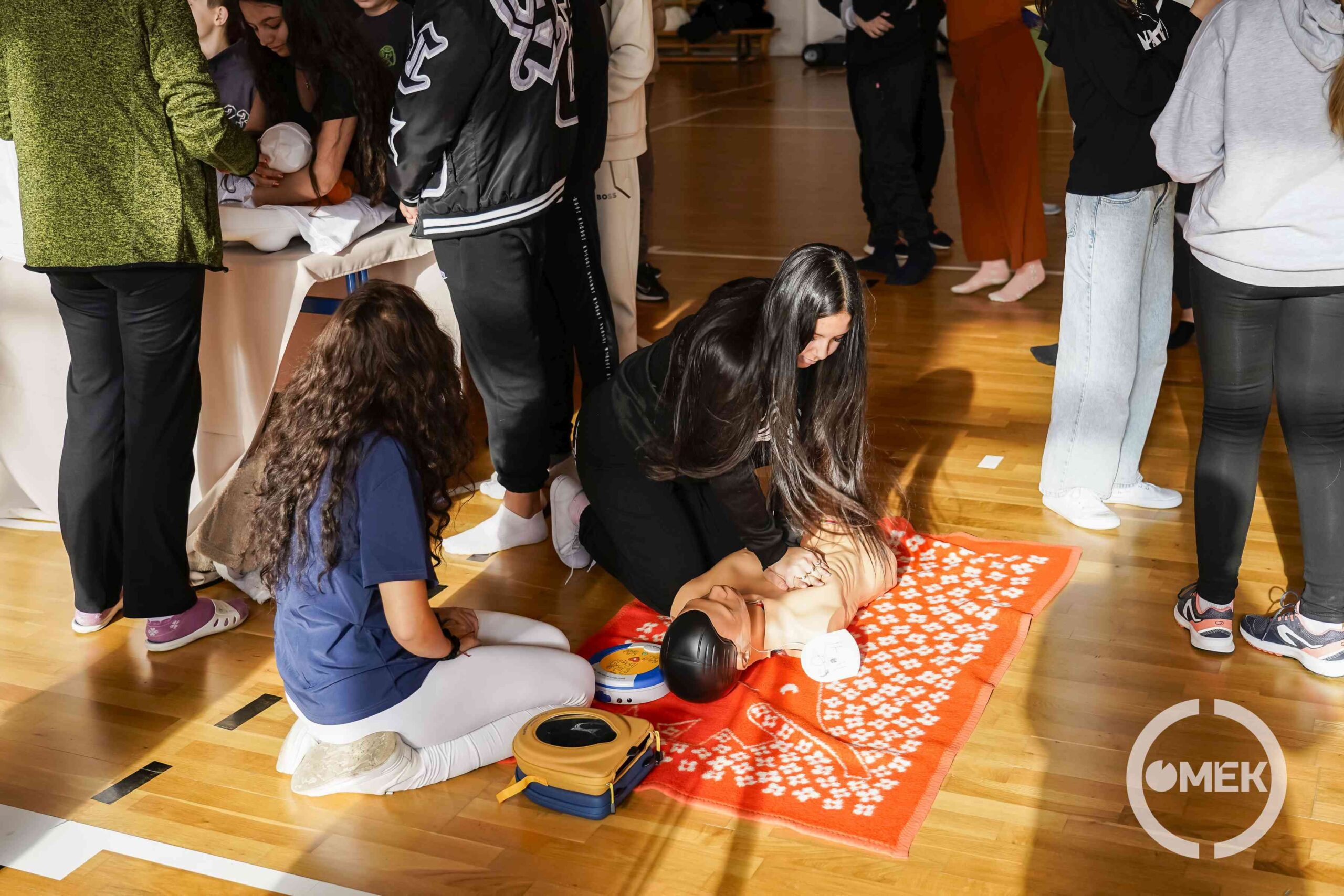 A újraélesztést is volt lehetőség kipróbálni.