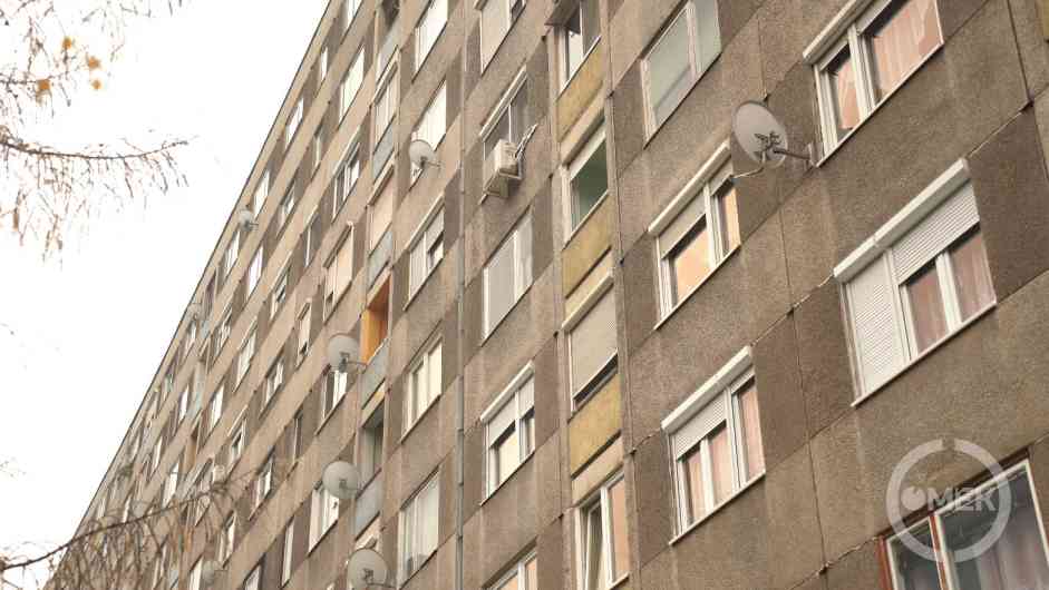 Az érintett társasház.