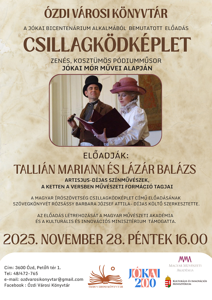 Az esemény plakátja.