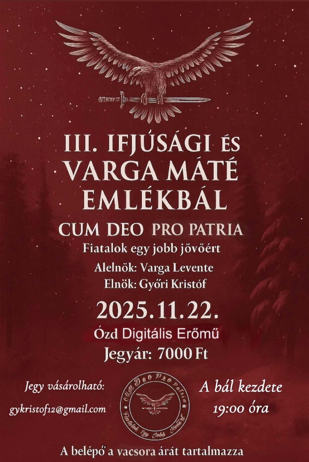 Az esemény plakátja.