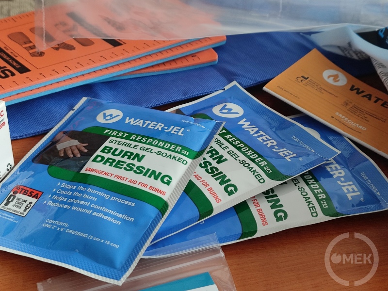 Hűsítő tapasz égési sérülésre.