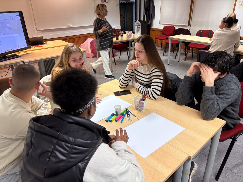 Csoportos foglalkozáson is részt vettek.