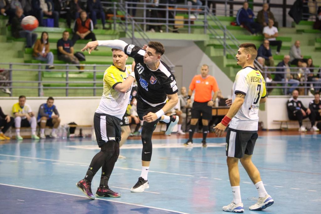 A meccs egyik pillanata.