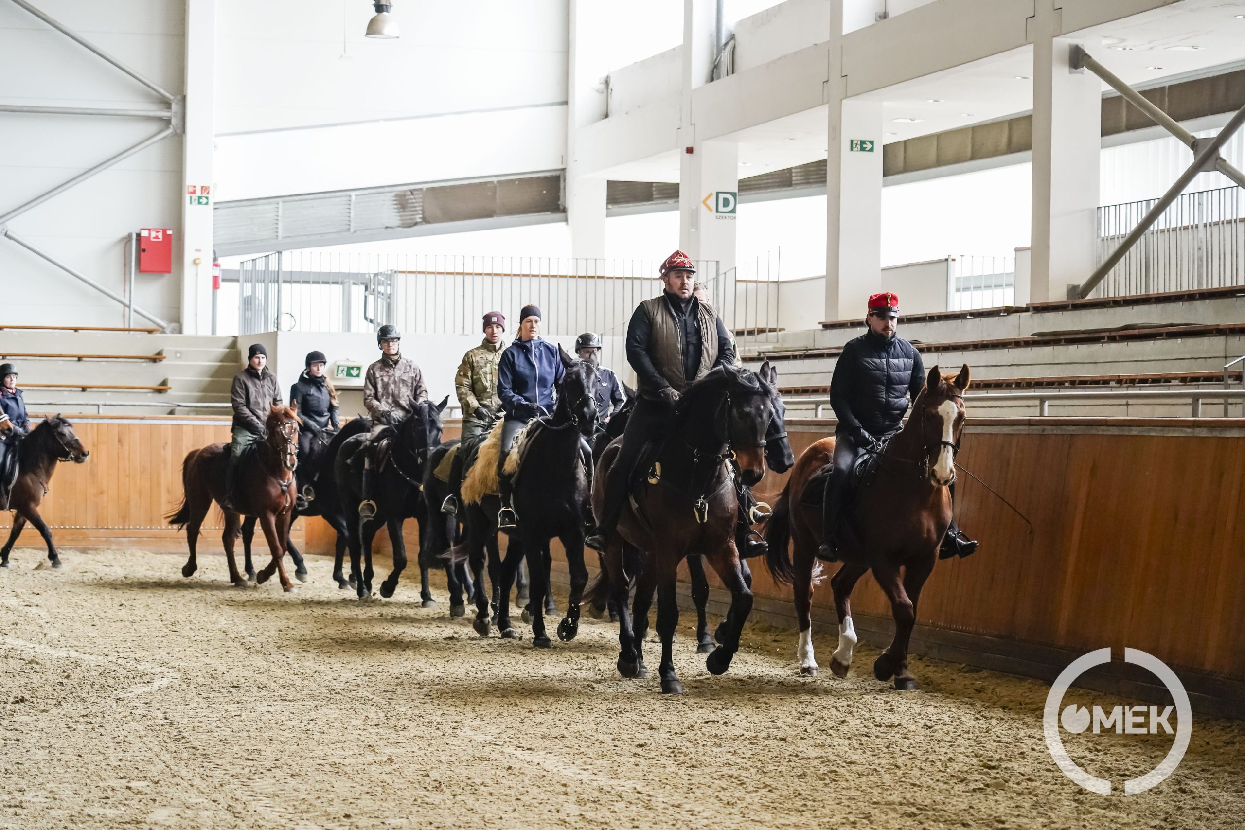 A tavaszi kiképzés egyik pillanata.