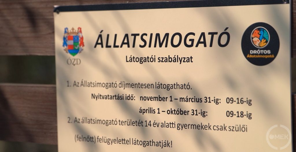 Áprilistól délután 6-ig tart nyitva az állatsimogató.