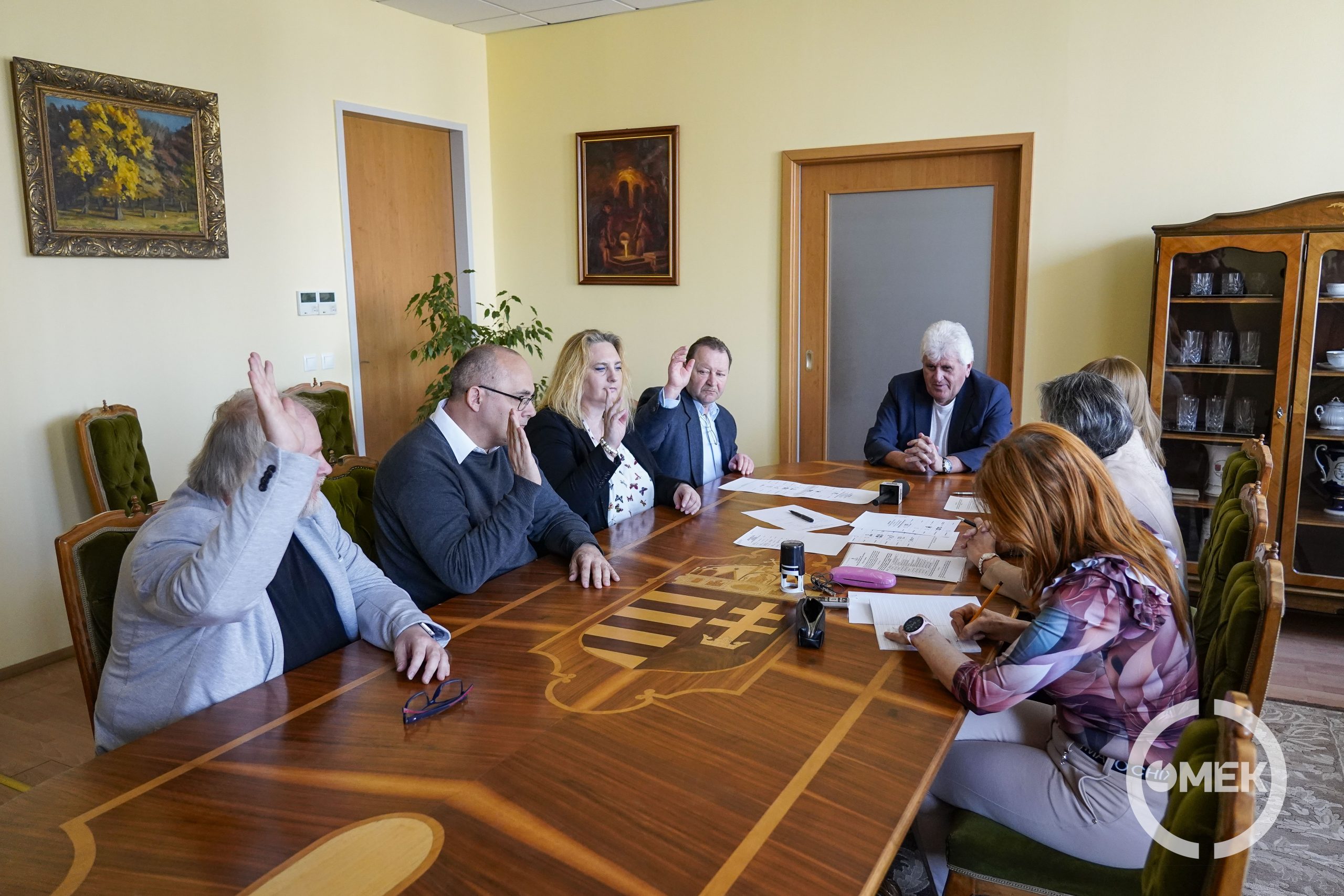 Az Országgyűlési Egyéni Választókerületi Választási Bizottság tagjai ma üléseztek.