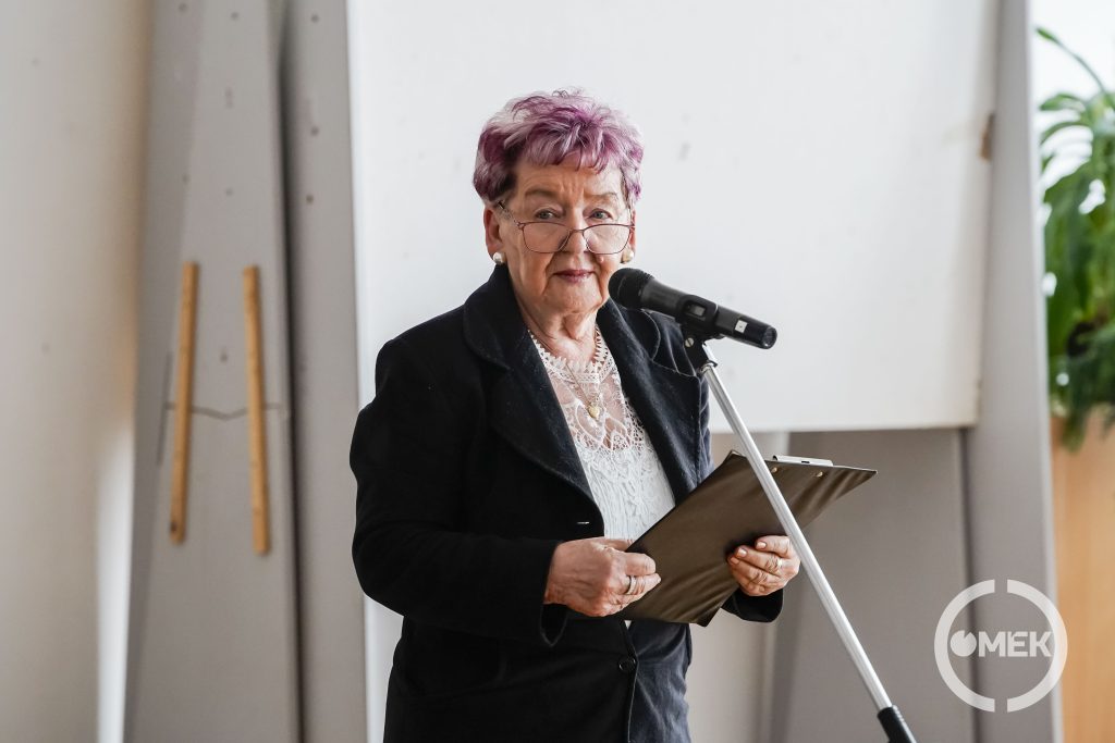 Levora Sándorné, az egyesület elnöke.