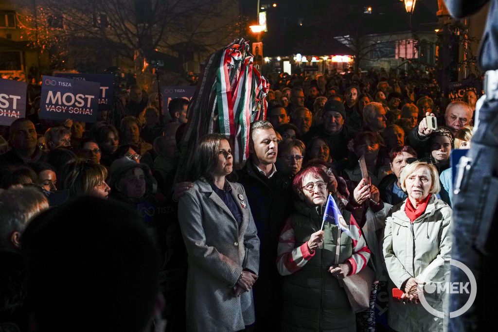 Pillanatkép a kampányrendezvényről.