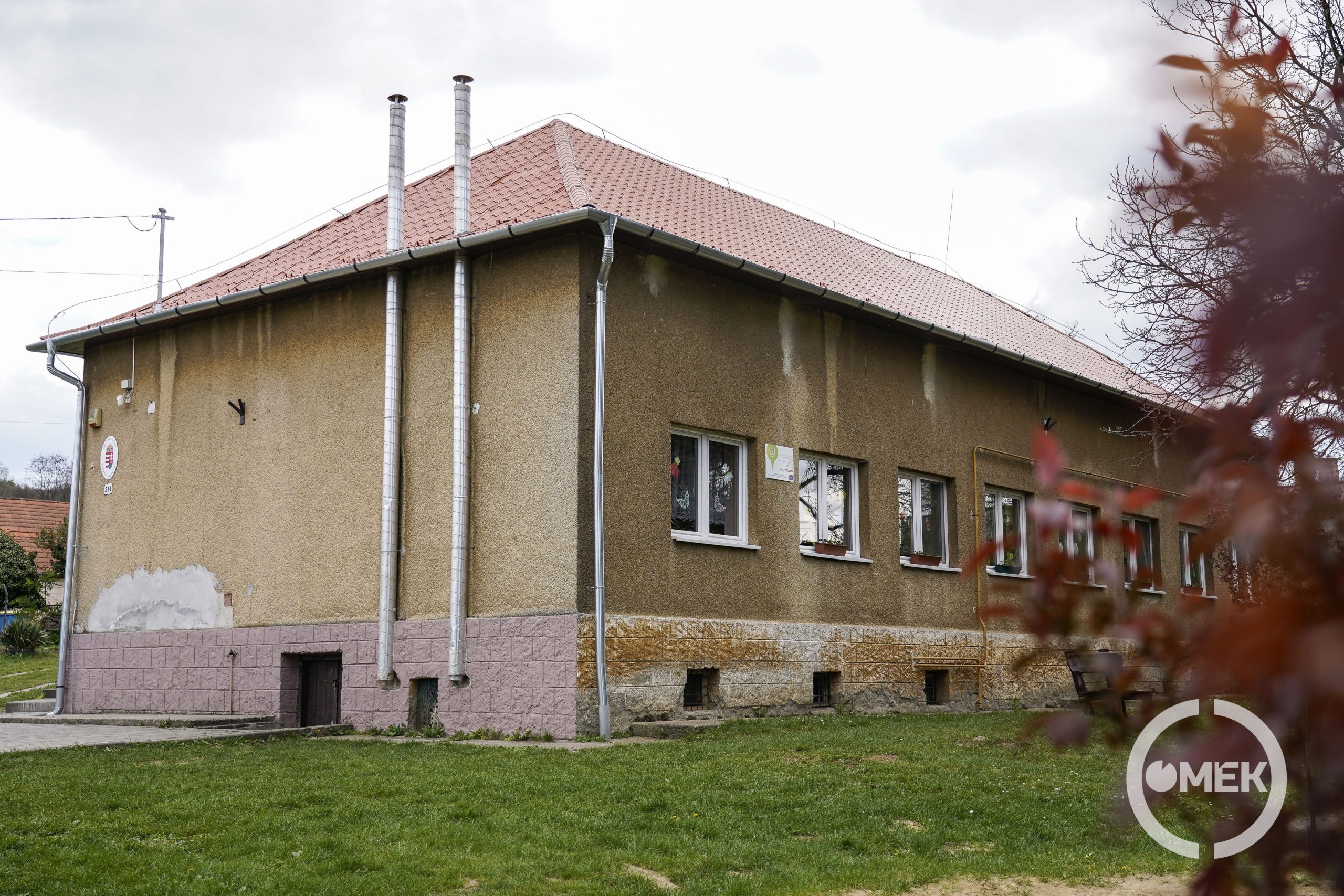 A Csépányi Tagóvoda új tetőszerkezete.