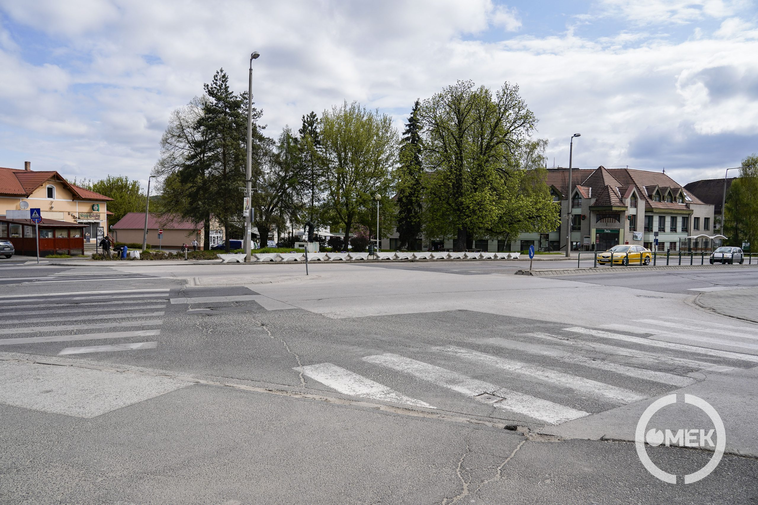 A Munkás úti kereszteződés.