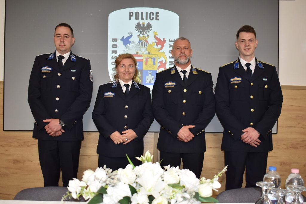 Csoportkép Flórusz István, Törökné Tiszai Emese, Soós Attila, Alberti Dávid.