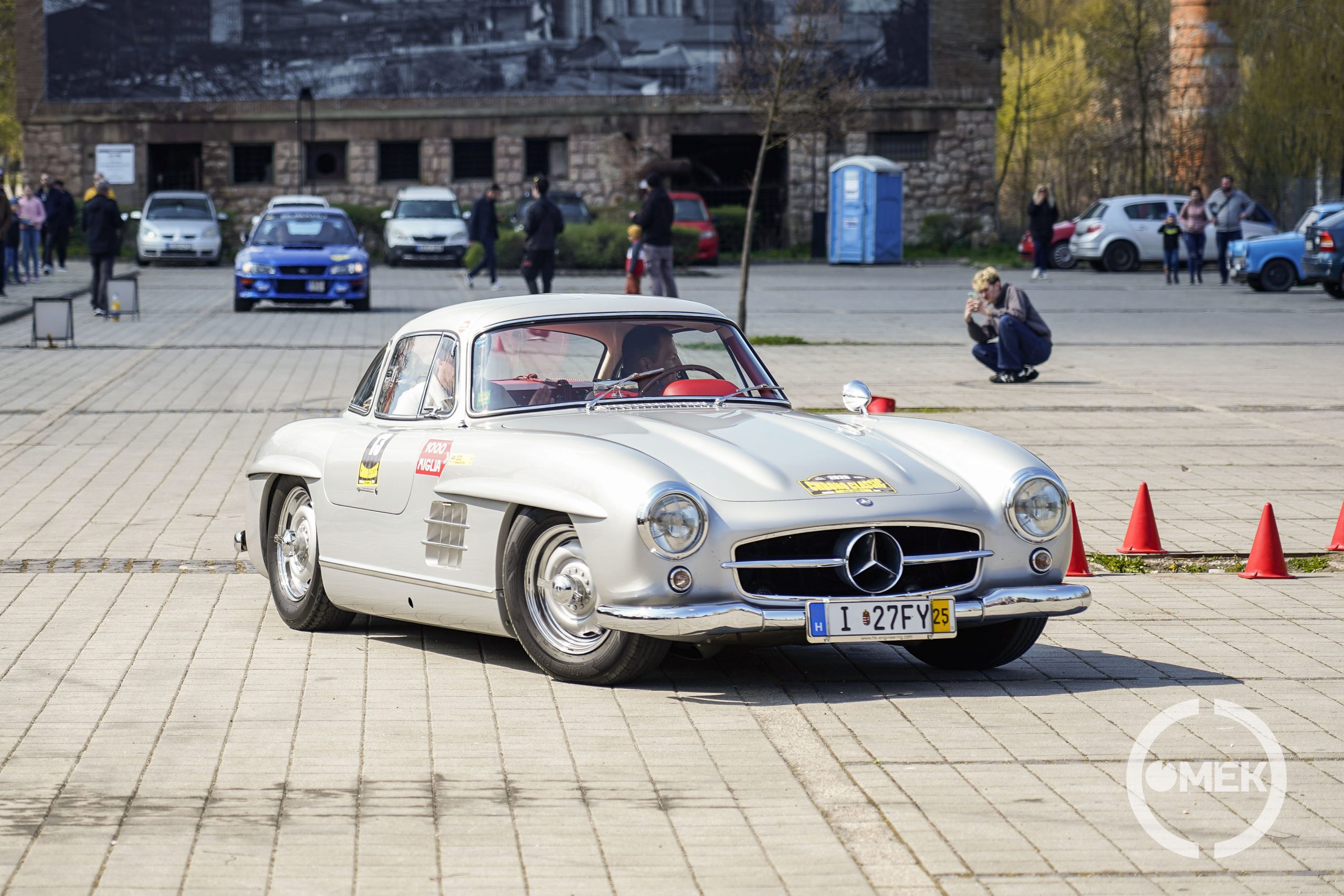 Egy Mercedes-Benz 300 SL Gullwing autó.