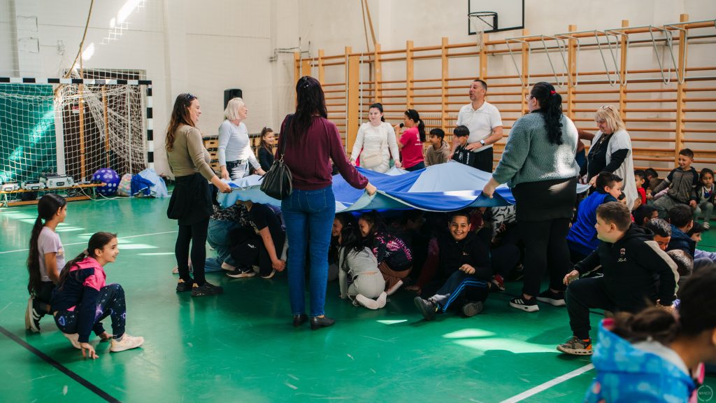 Interakítv foglalkozással várta a kicsiket a RépaRetekMogyoró duó.