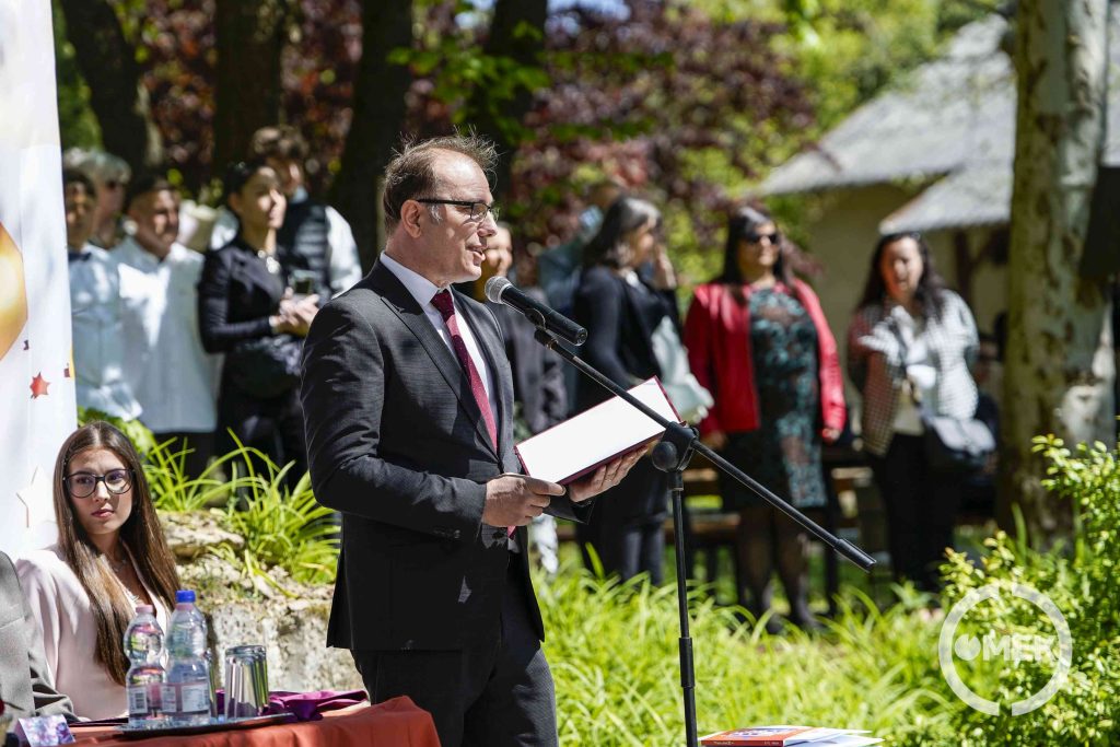 Nagy Tamás tankerületi szakmai vezető mondott beszédet.