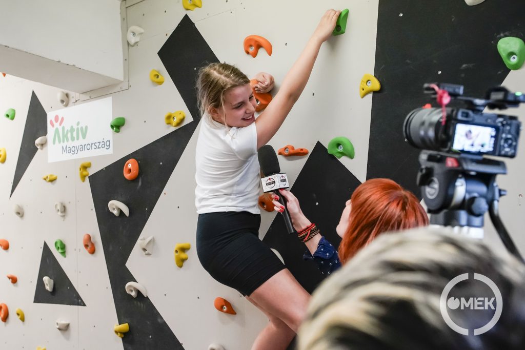 Riport készült a magasban.